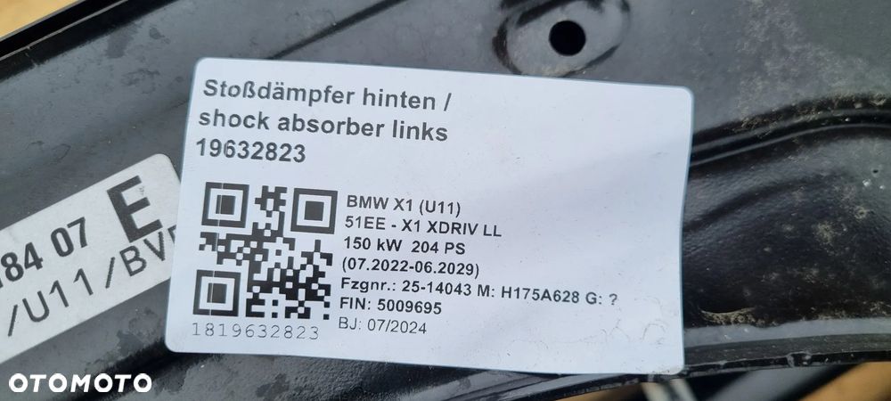 BMW X1 U11 2022- AMORTYZATOR TYLNY PRAWY LEWY ORYGINAŁ - 11