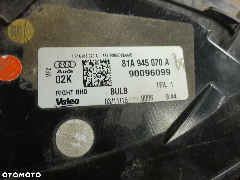 81A945069A 81A945070A lampa tyl lewa prawa Audi Q2 81A czesci - 3