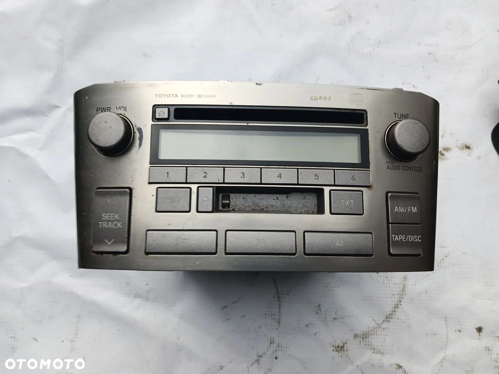 Panel środkowy radio panel nawiewu Toyota Avensis T25 55900-05200 55902-05050-H radio wyświetlacz panel sterowania konsola środkowa - 1