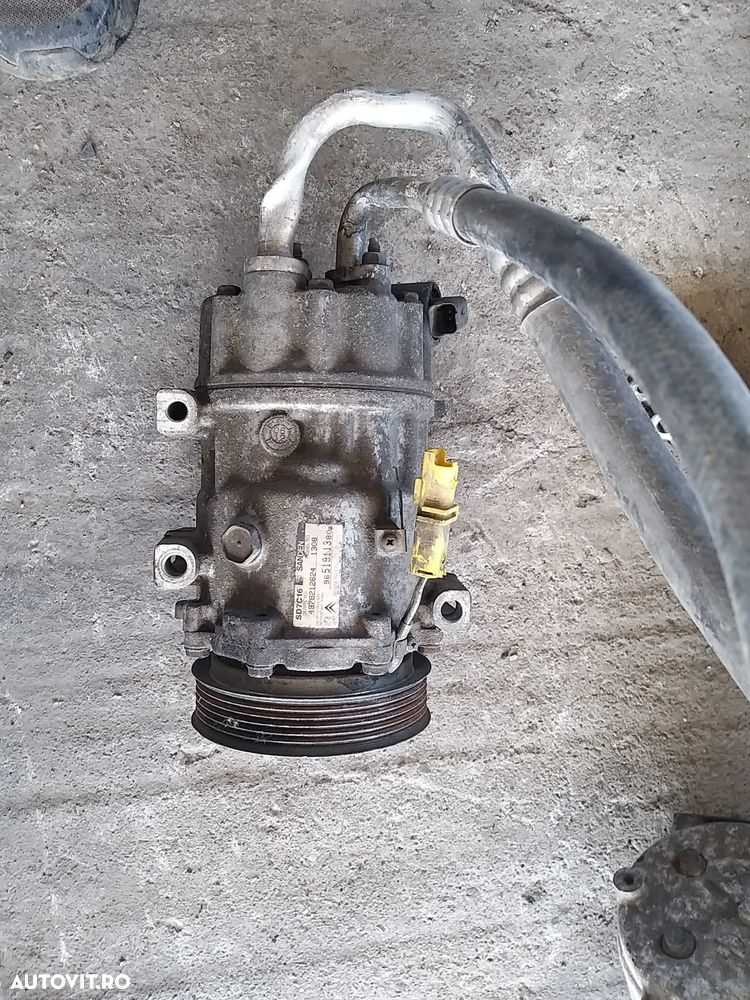 Compressor AC cod: 9651911380 pentru Citroen C4 Peugeot 307 308 2.0 HDI din 2007 - 1