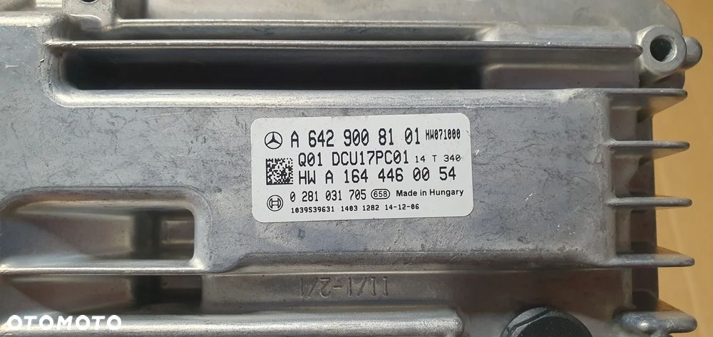 Sterownik moduł BLUETEC Mercedes GL X166 W166 A6429008101 A1644460054 - 4