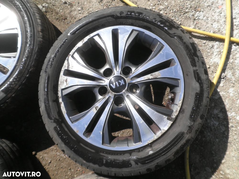 Jante 16" cu anvelope 205/55/R16 Kia Venga 6J ET51 52910-1P650 - 5