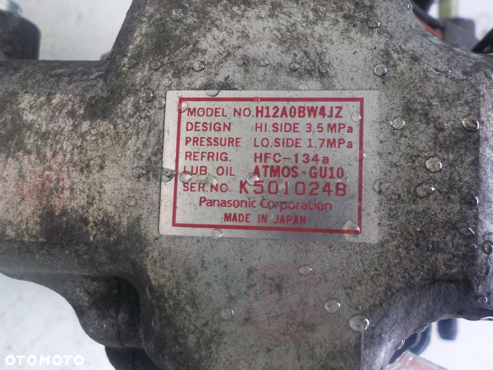SPRĘŻARKA POMPA KLIMATYZACJI MAZDA 5 II 1.8 2.0 H12A0BW4JZ - 2