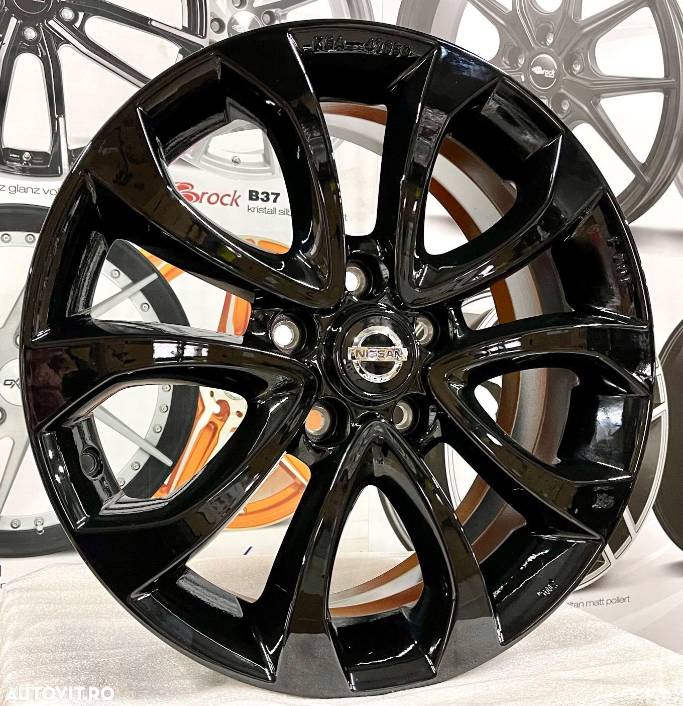 Jante Nissan Juke, Qashqai, Leaf, Murano, X-trail, noi, 17 inch, originale - 7