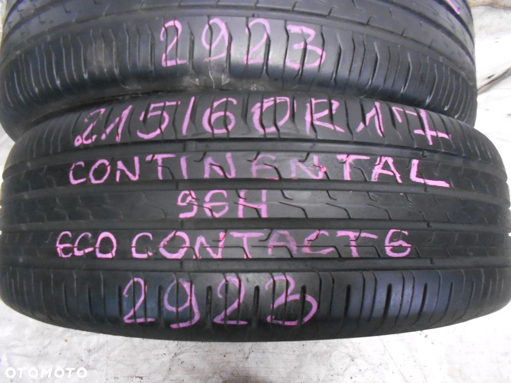 OPONY 215/60R17 CONTINENTAL ECO CONTACT 6 DOT 2923 6.7MM - 3