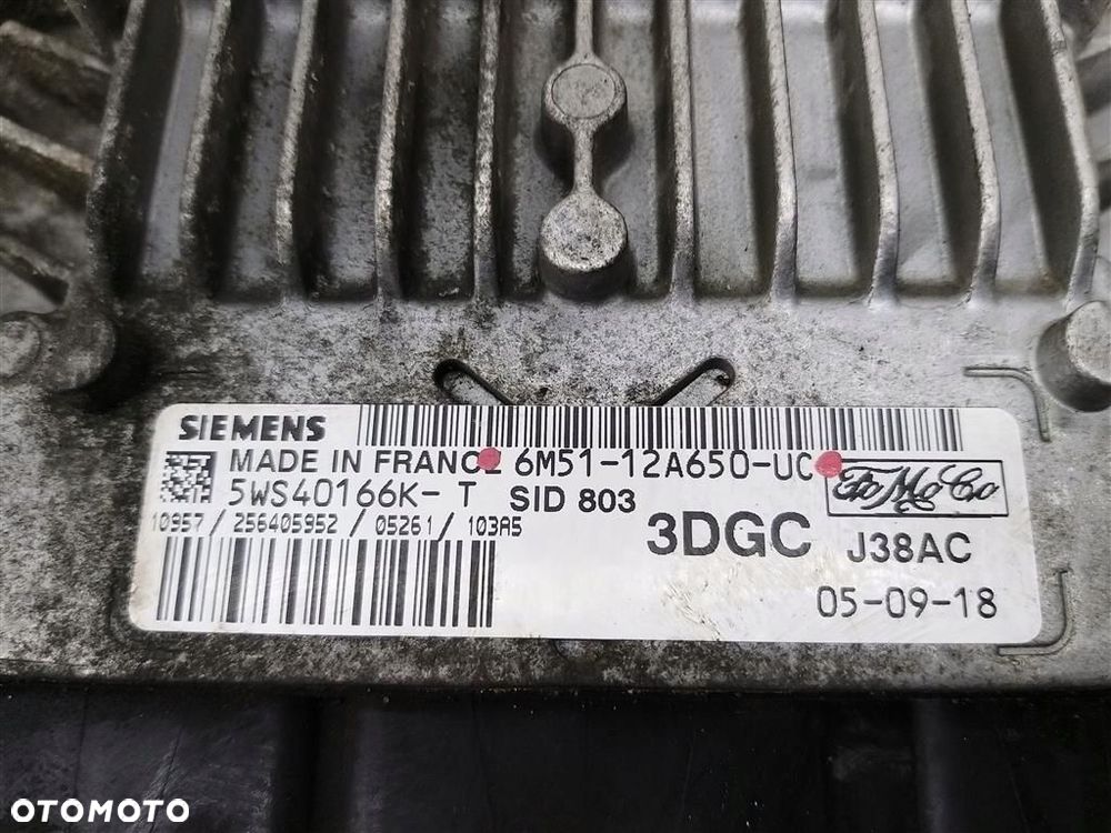 Komputer sterownik silnika Ford C-MAX I 2003-2010 2,0 TDCI 6M5112A650UC - 3