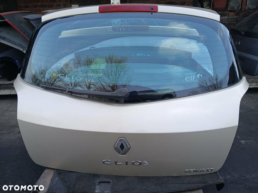 Renault Clio III Klapa bagażnika kod lakieru TED11 - 1