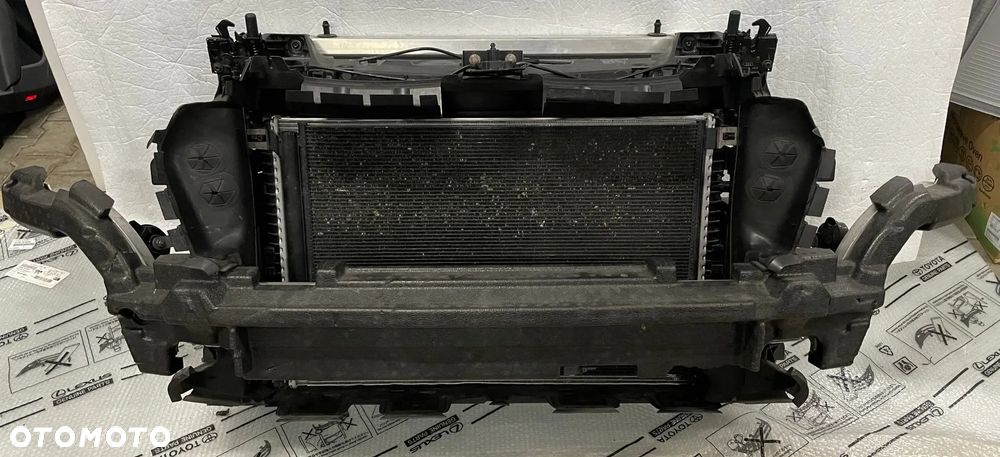 Audi Q7 4M 3.0 TFSI pas przedni wzmocnienie czołowe chłodnice wentylatory - 1