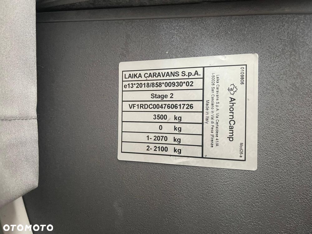 Renault Master Ahorn Camp T690 2026 r. LAIKA CARAVANS - 8