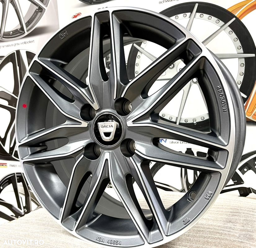 Jante Dacia Logan, Stepway, Sandero, Lodgy, Dokker, noi, 15 inch - 5