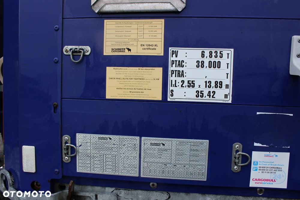 Schmitz Cargobull VARIOS /FIRANKA  /OSIE SCHMITZ / DACH PODNOSZONY/ RAMA OCYNK /SERWIS FR / IDEALNY STAN / - 24
