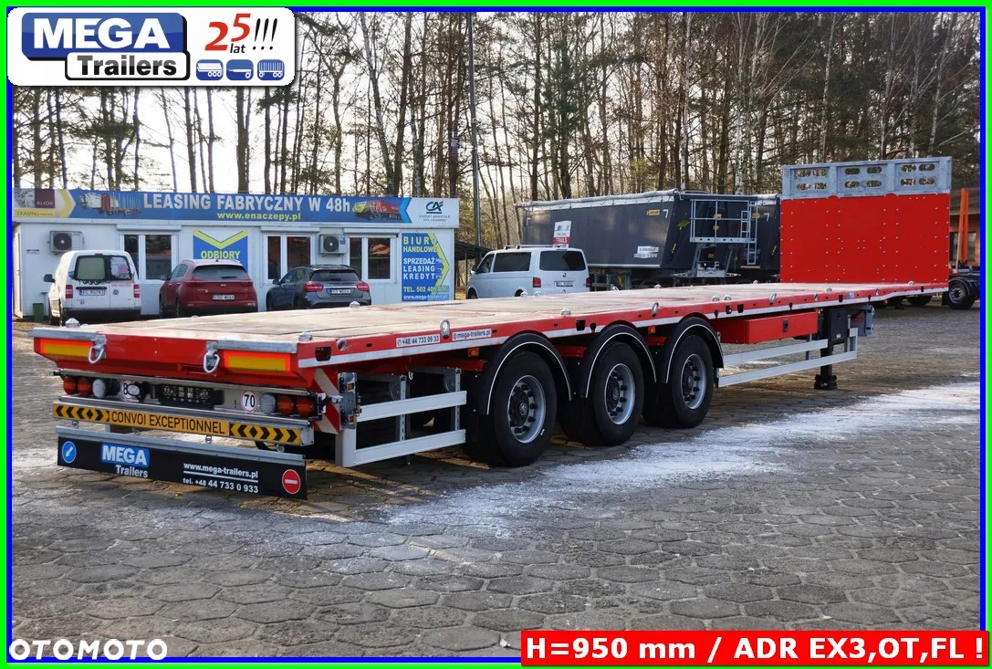 Inny Kontenerowa / budowlana 13.60 m, h=950 mm, full ADR EX3, OT, FL UNIWERSALNA !!! - 13
