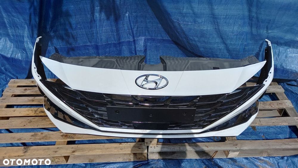 Zderzak Przedni Przód Kpl. HYUNDAI ELANTRA VII 7 LAKIER WAW - 4