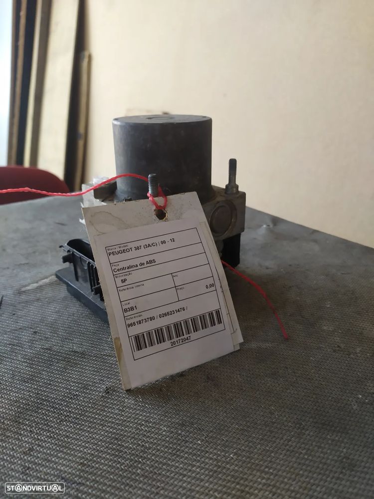 CENTRO DE ABS PEUGEOT 307 / 9651873780 / 0265231476 - 1