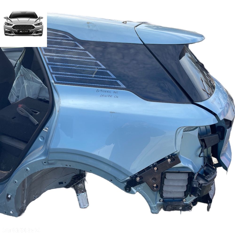 ĆWIARTKA BŁOTNIK LEWY TYŁ FORD EXPLORER VII EV 2025 KOLOR FR ARCTIC BLUE - 1