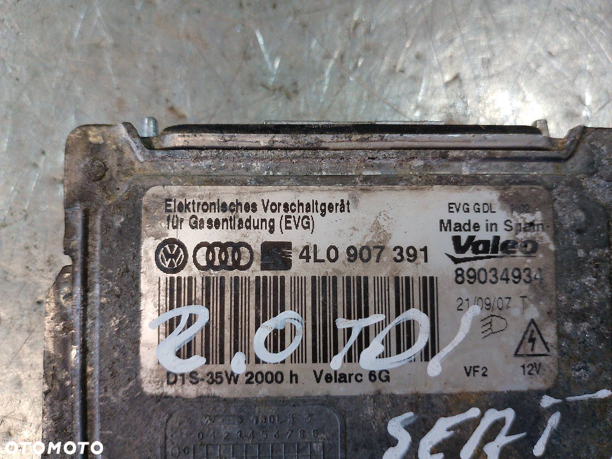 PRZETWORNICA XENON SEAT LEON II 4L0907391  89034934 - 2