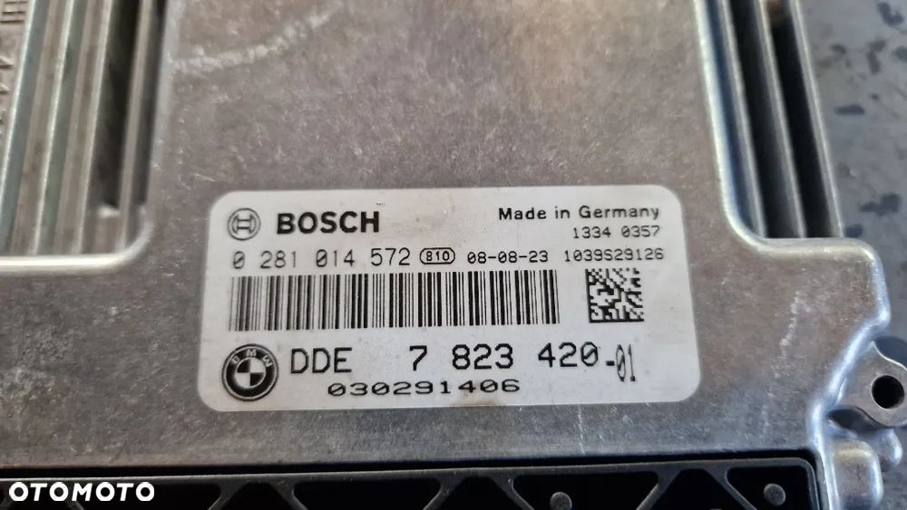 BMW E60 E61 2.0d N47D20A STEROWNIK SILNIKA 7823420 0281014572 - 2