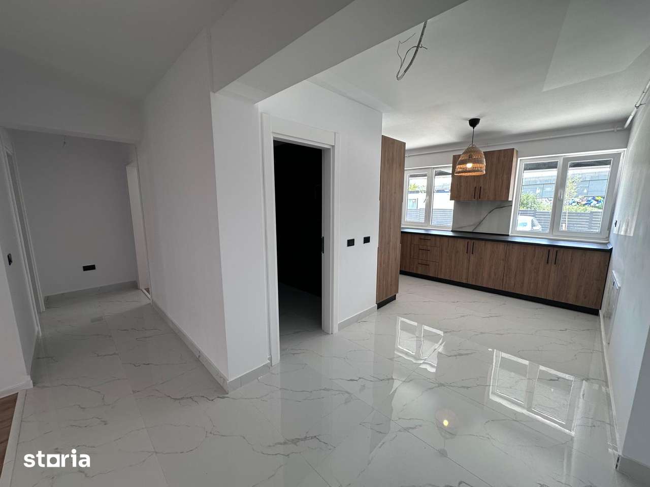 Ap 3 camere si curte proprie de 55 sau 88 mp (incalzire in pardoseala) — fotografia 1