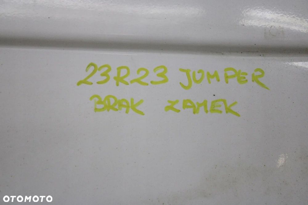 DRZWI PRAWE TYLNE PRAWY TYŁ CITROEN JUMPER II EWP - KOD LAKIERU - 12