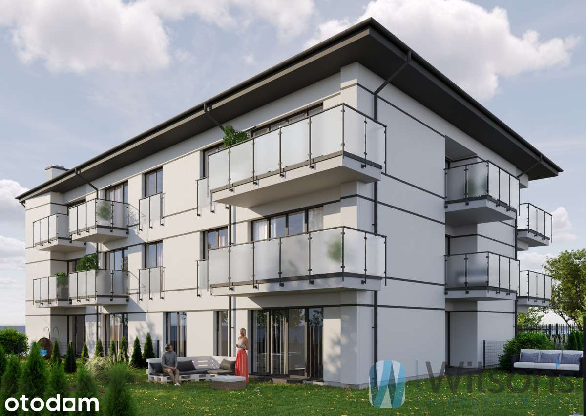 Gotowe ok 64 m2, 3 pokoje. Ogród. Parking