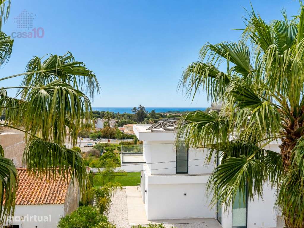 Moradia em banda V4 com amplos terraços e deslumbrante vista mar - Grande imagem: 2/30