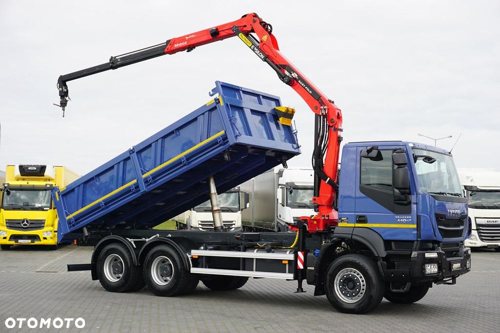 Iveco TRAKKER / 380T41 / E 6 / WYWROTKA + HDS / 6 X 4 / ROTATOR - 4