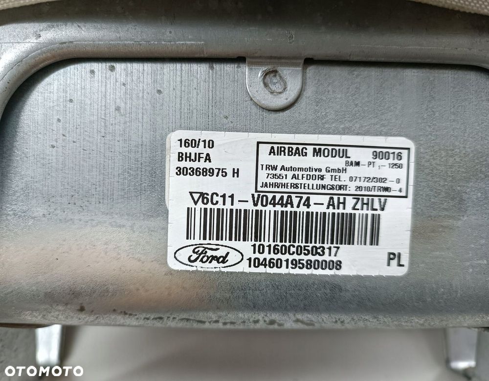 PODUSZKA AIRBAG PASAŻERA ZAŚLEPKA FORD TRANSIT MK7 6C11-V044A74-AH - 4