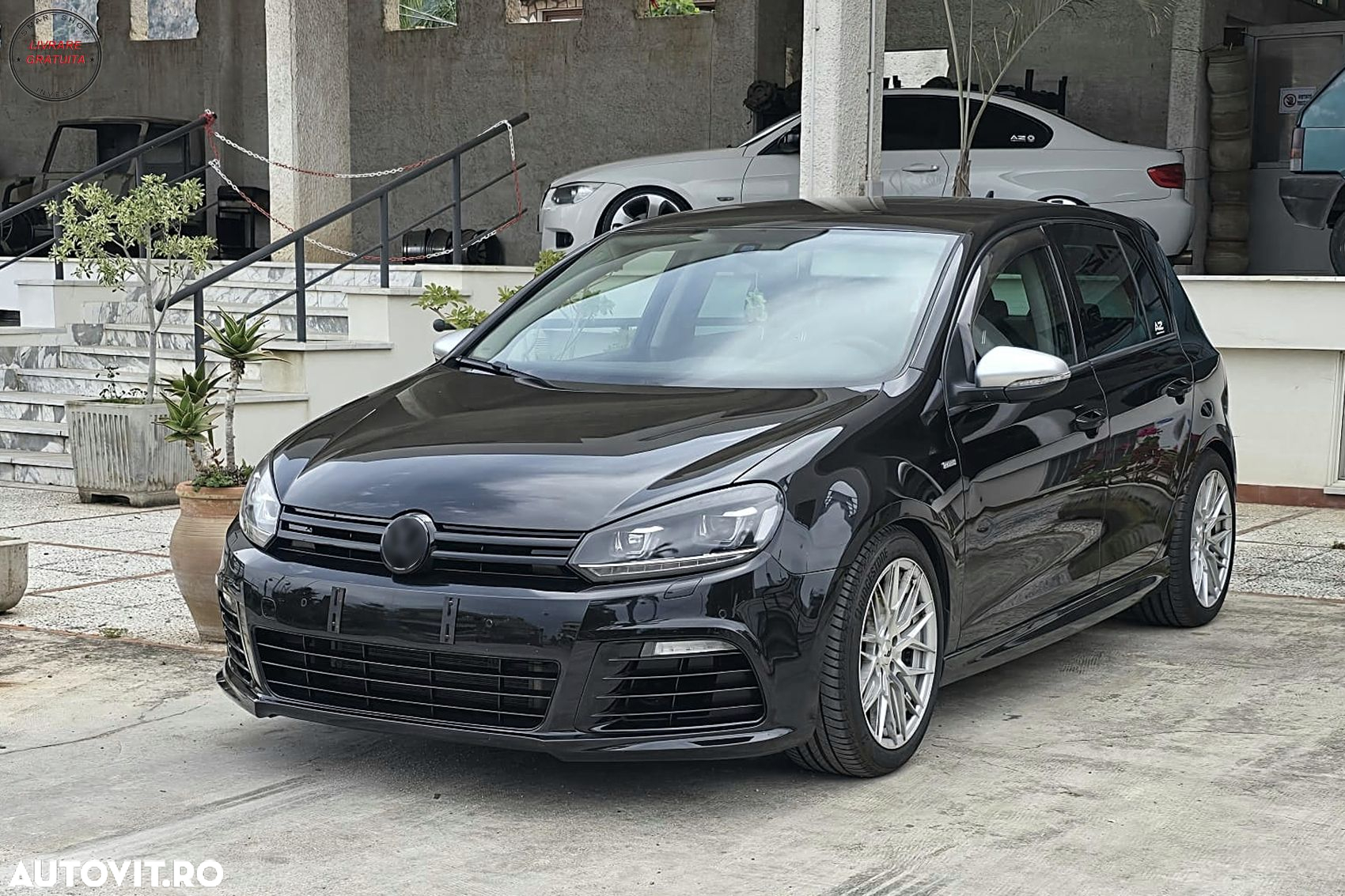 Bara Fata VW Golf VI Golf 6 (2008-2013) R20 Look cu Faruri LED Design Golf 7 3D U - livrare gratuita - 19