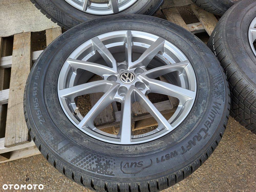 [K400] Koła zimowe 17 Cali 5x112 Kumho 215/65/17 8mm VW TIGUAN - 3