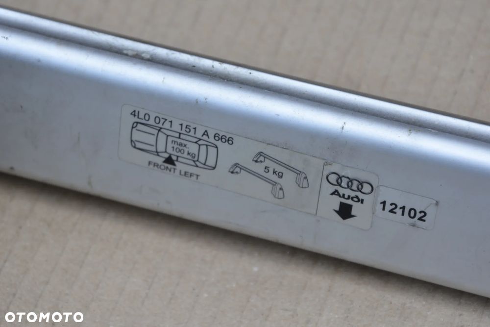 Audi Q7 I 4L 2006-2015 bagażnik dachowy oryginał Audi alu klucz - 6
