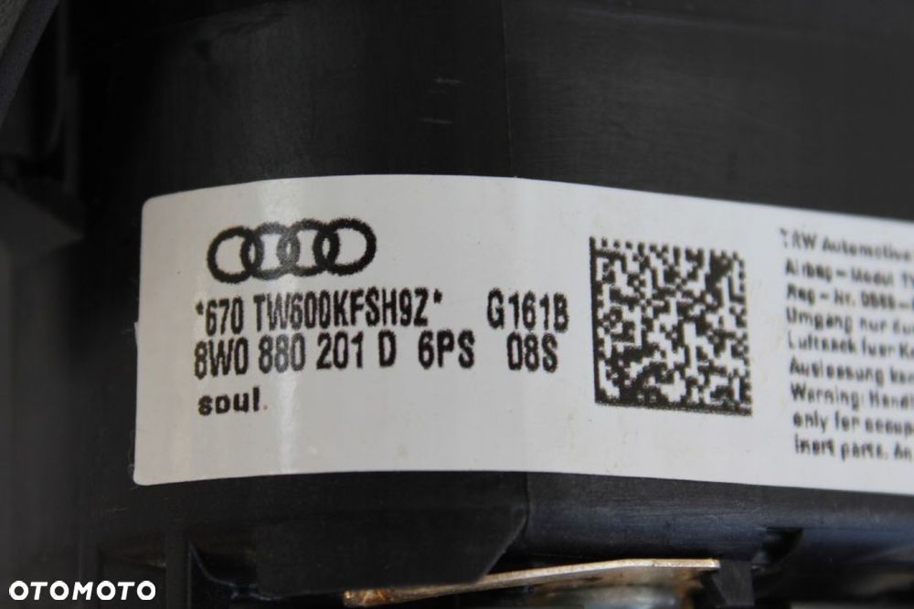 Audi A4 8W0880201 Airbag Poduszka Kierowcy Nowa Oryginał 8W0880201 D - 3
