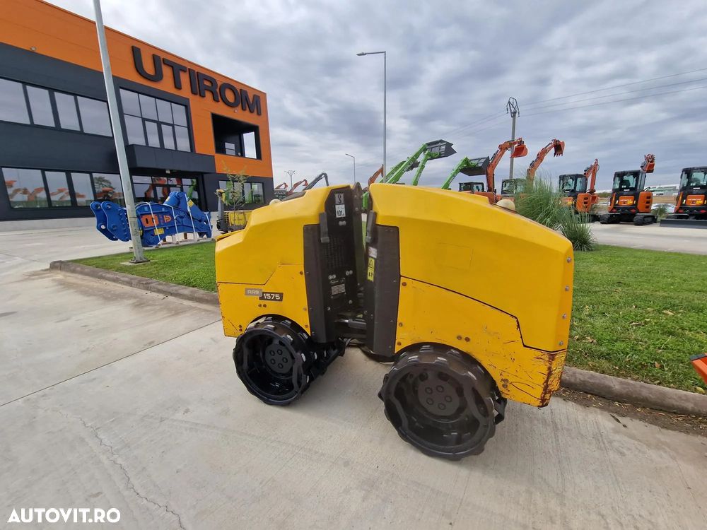 Ammann AMMANN 15.75, 1,5t, RADIOCOMANDA, lat tambur 0,8m, 2018, 491 ore functionare, tamburi tip picior de oaie 80% ok, lung 2,23m, inaltime 1,2m, latime 0,8m, motor YANMAR 14,8kW, STARE FOARTE  BUNA, posibilitate leasing-PROMOTIE 11.900 EUR+Tva - 1