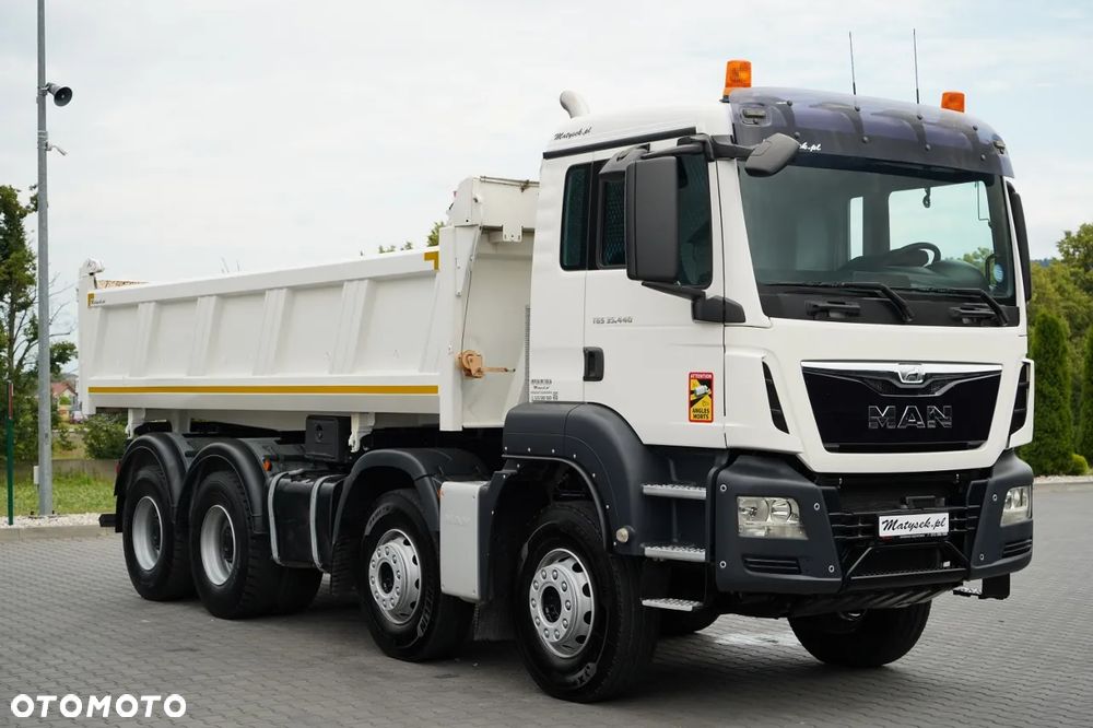 MAN TGS 35.440 / 8X4 / WYWROTKA 2 STR. / HYDROBURTA / BORDMATIC / ZABUDOWA MEILLER KIPPER - 15