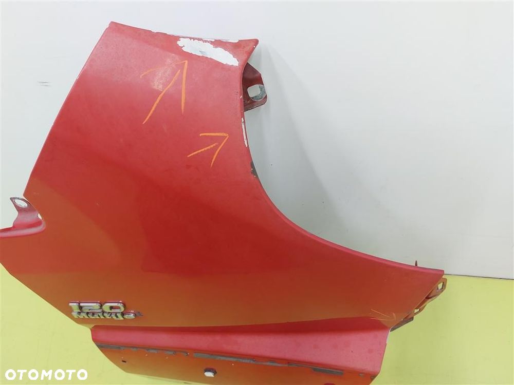 Błotnik przedni prawy FIAT DUCATO III 2006-2014 PRZED LIFT CZERWONY - 2