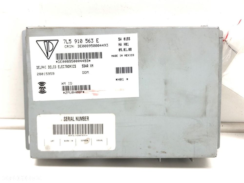 MODUŁ RADIA  PORSCHE CAYENNE (9PA) 2002 - 2010 S 4.8 283 kW [385 KM] benzyna 2007 - 2010 7L5910563E - 1