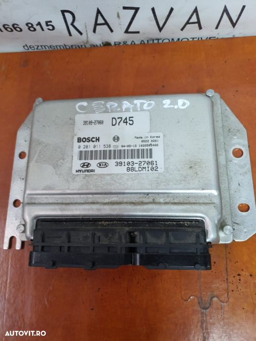 Calculator Motor Ecu Kia Cerato 2.0 Crdi Cod Motor D4EA - 1
