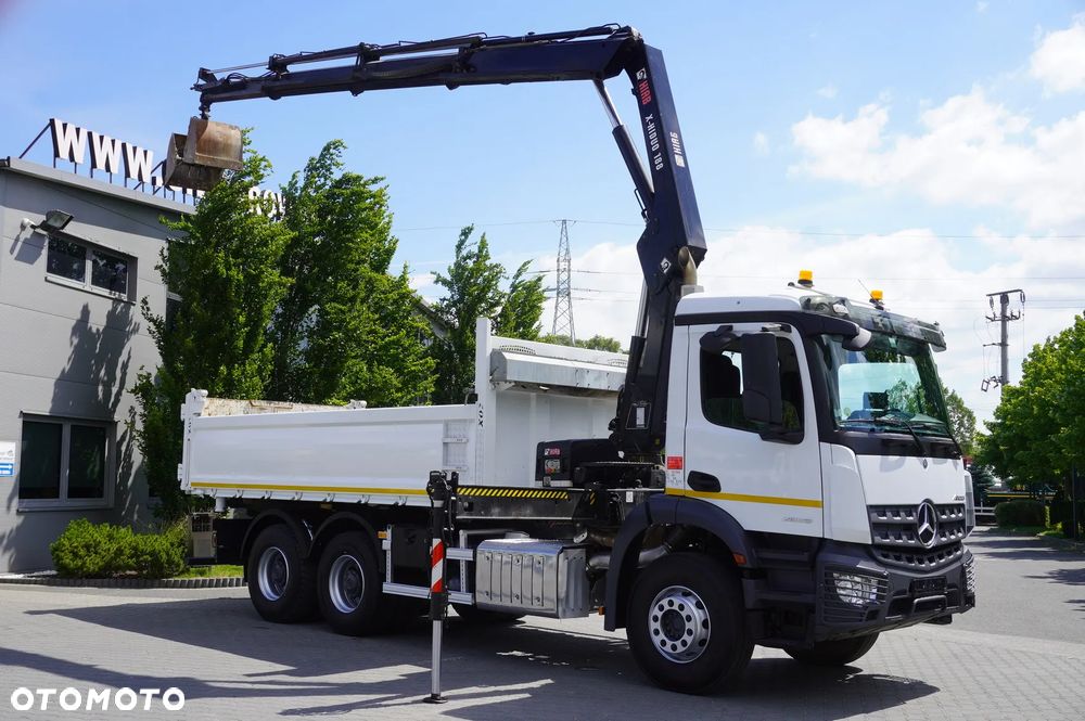 Mercedes-Benz Arocs 2636 6×4 / 100 tys. km! / HIAB X-Hiduo 188 / rotator / Wywrotka 3-stronna - 9