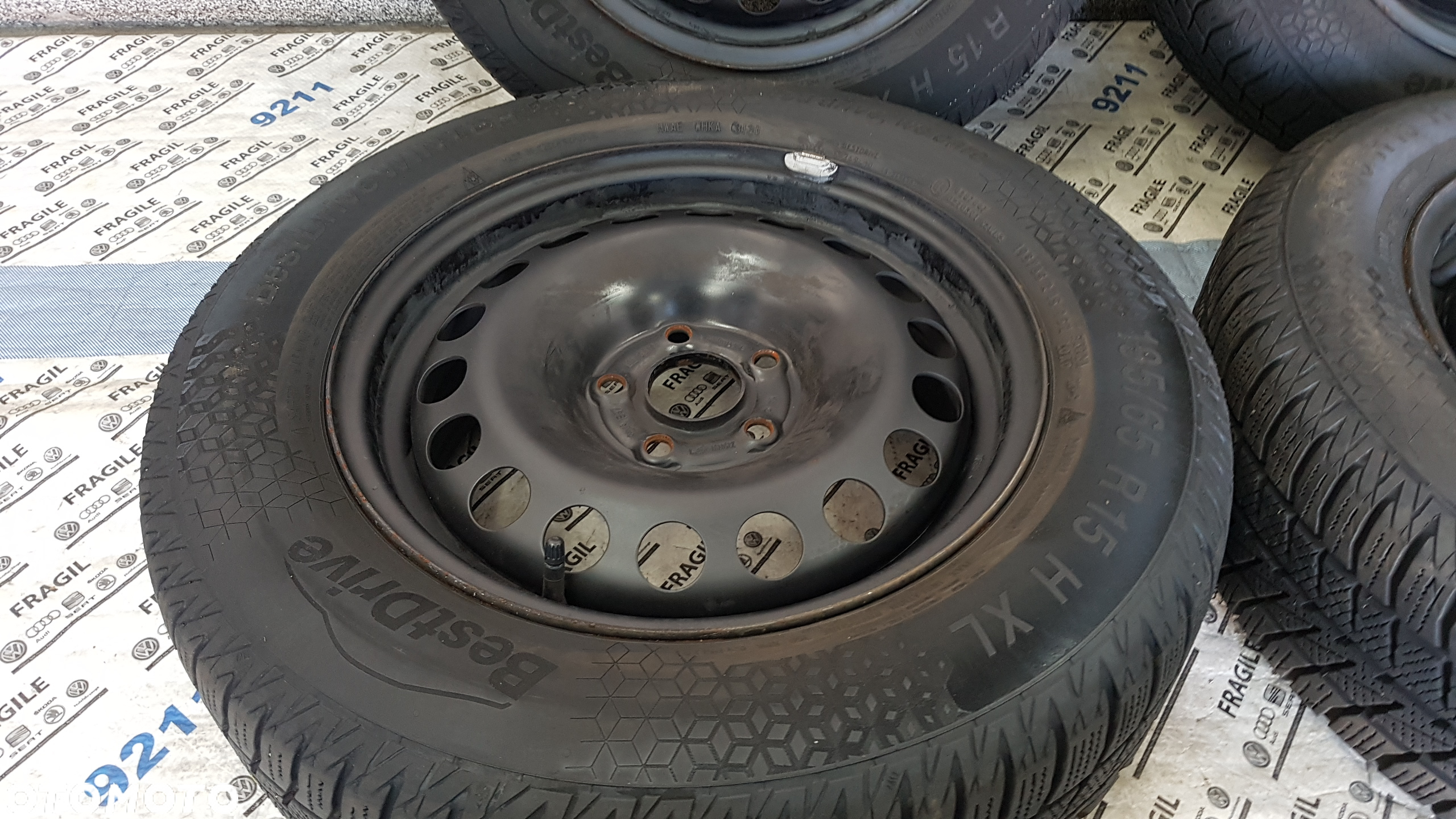 KOŁA ZIMA OPEL ASTRA K  5X105  6jx15 ET37 195/65R15  CZUJNIKI - 8