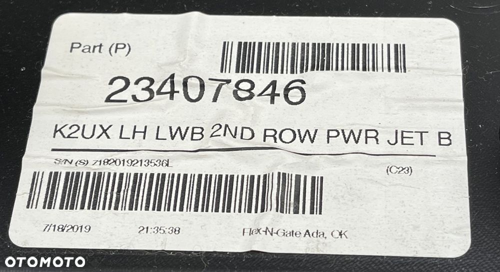 P8 GMC YUKON XL DENALI IV 2015 - BOCZEK BAGAŻNIKA LEWY 23407846 - 6