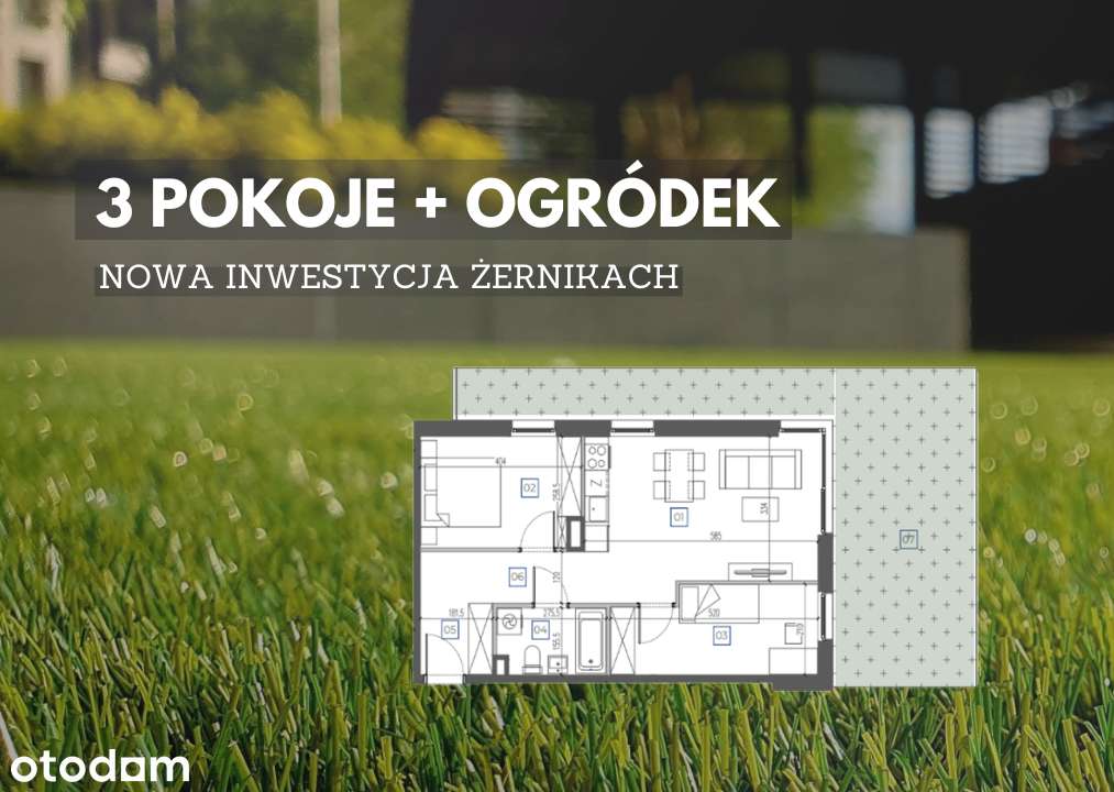 NAROŻNY OGRÓD / Na Nowych Żernikach / Prowizja 0%