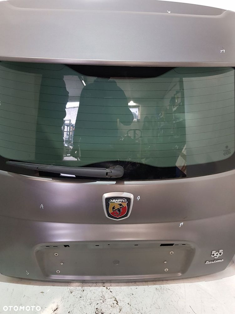 klapa bagażnika tył tylna spoiler fiat 500 abarth 08- - 6
