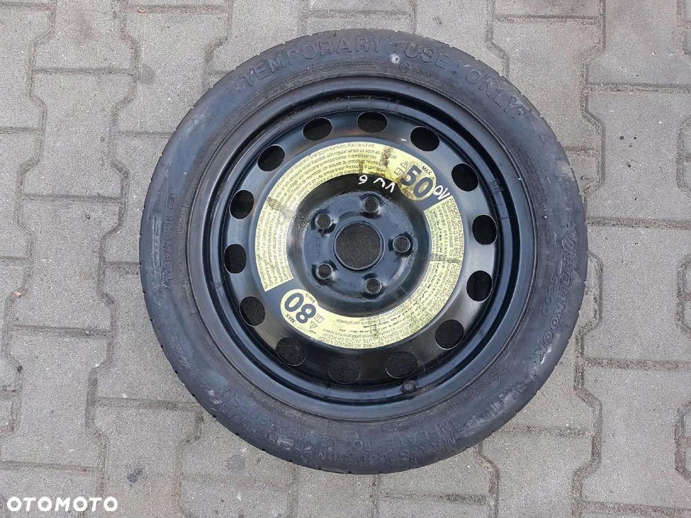 VW GOLF VI 6 V 5 EOS SEAT LEON II ALTEA AUDI A3 8P KOŁO DOJAZDOWE 16 5X112 - 1
