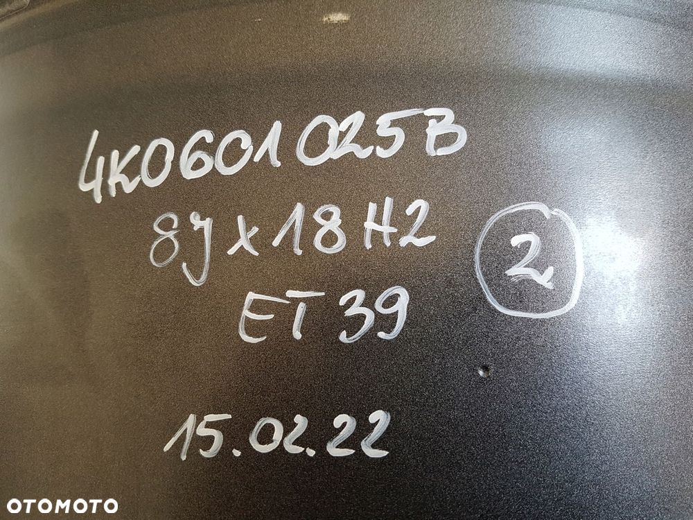 audi a6 c8 felga aluminiowa 18 cali 4k0601025b - 6