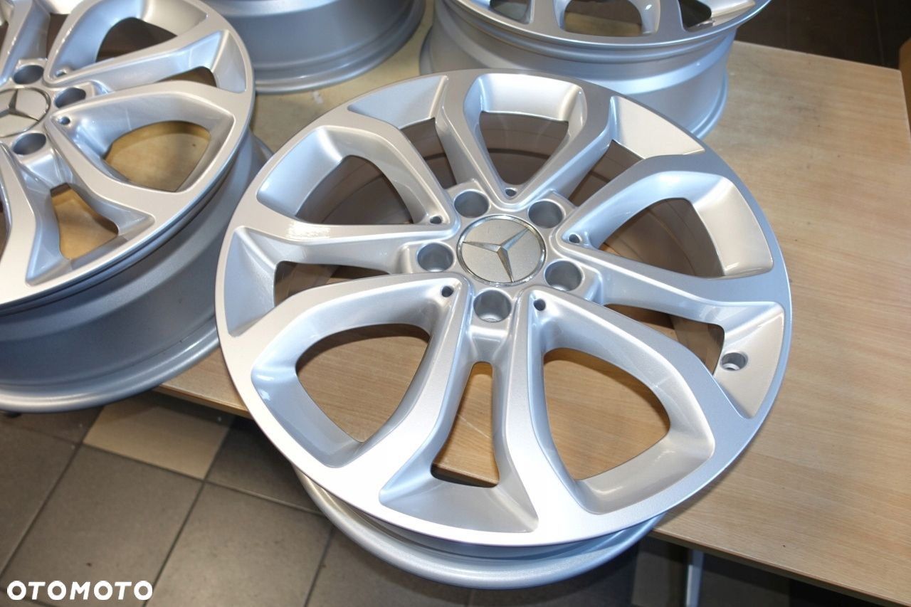 Mercedes w205 felgi 17 4szt IDEALNE w207 7x17 et48.5 2054010200 - 9
