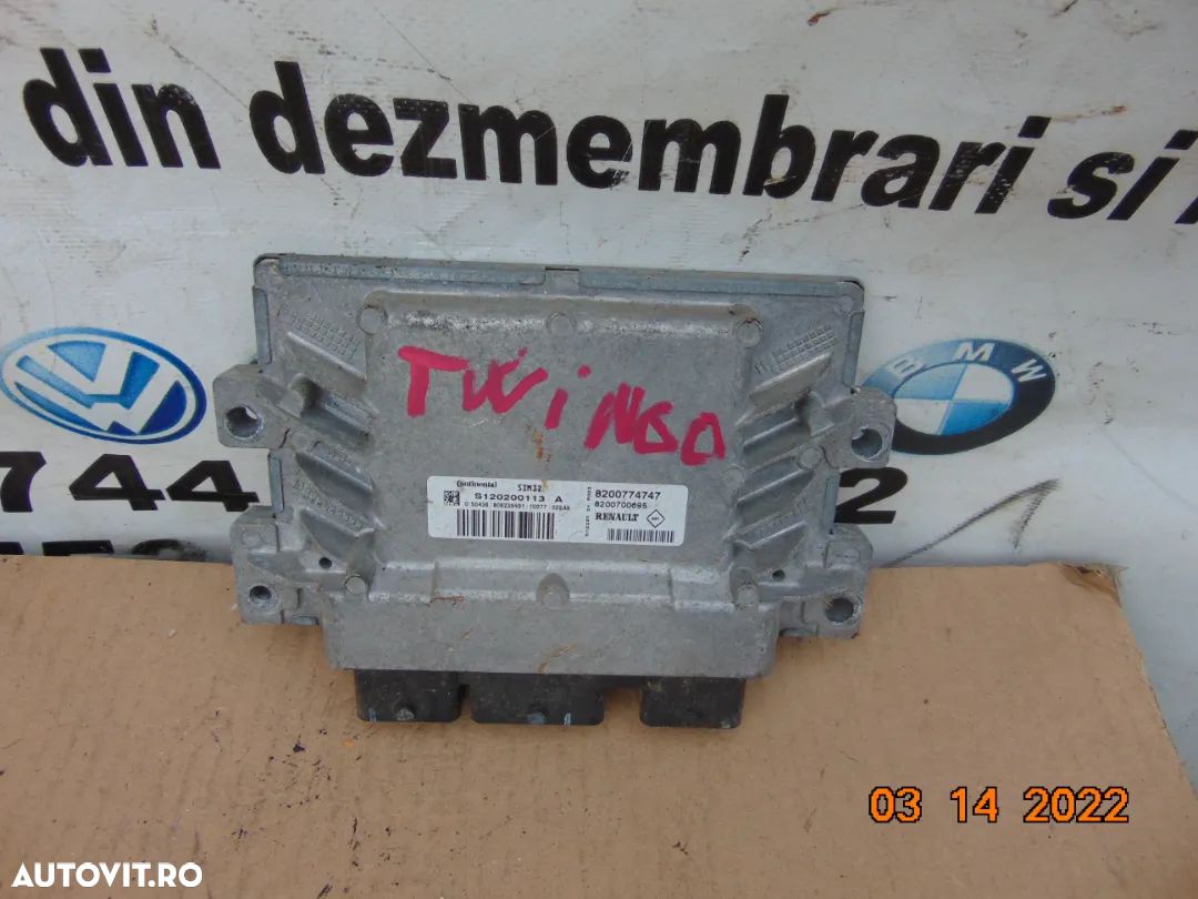 Calculator motor Renault Twingo 2007-2014 motor 1.2 benzina dezmembrez - 1