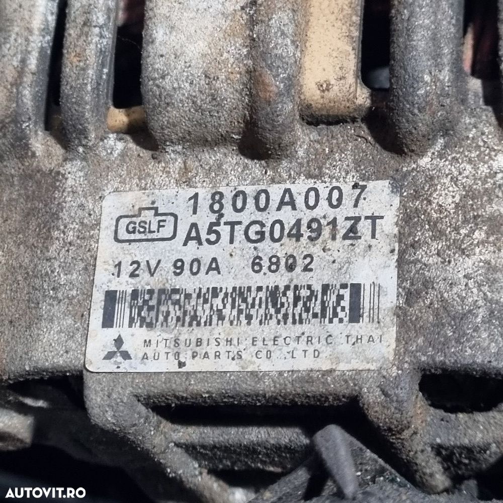 Alternator Mitsubishi L200 2.5 Diesel 2006 - 2010 136CP 2477CC 4D56 (1419) Diesel 1800A007 - 5