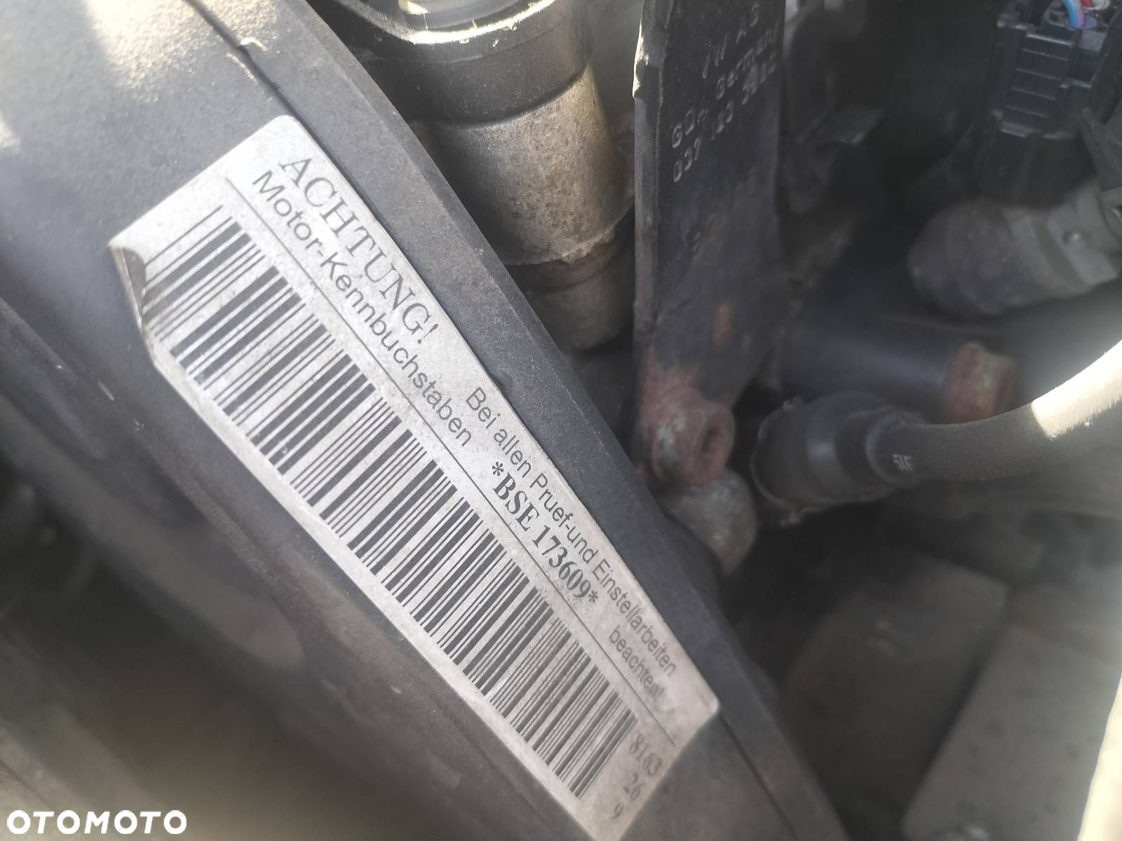 SILNIK BENZYNOWY SEAT SKODA OCTAVIA II GOLF V BSE 1.6 8V MPI 102KM - 2