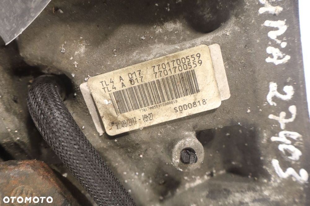 SKRZYNIA BIEGÓW 6 BIEGOWA RENAULT LAGUNA III 2.0 TL4A017 - 6