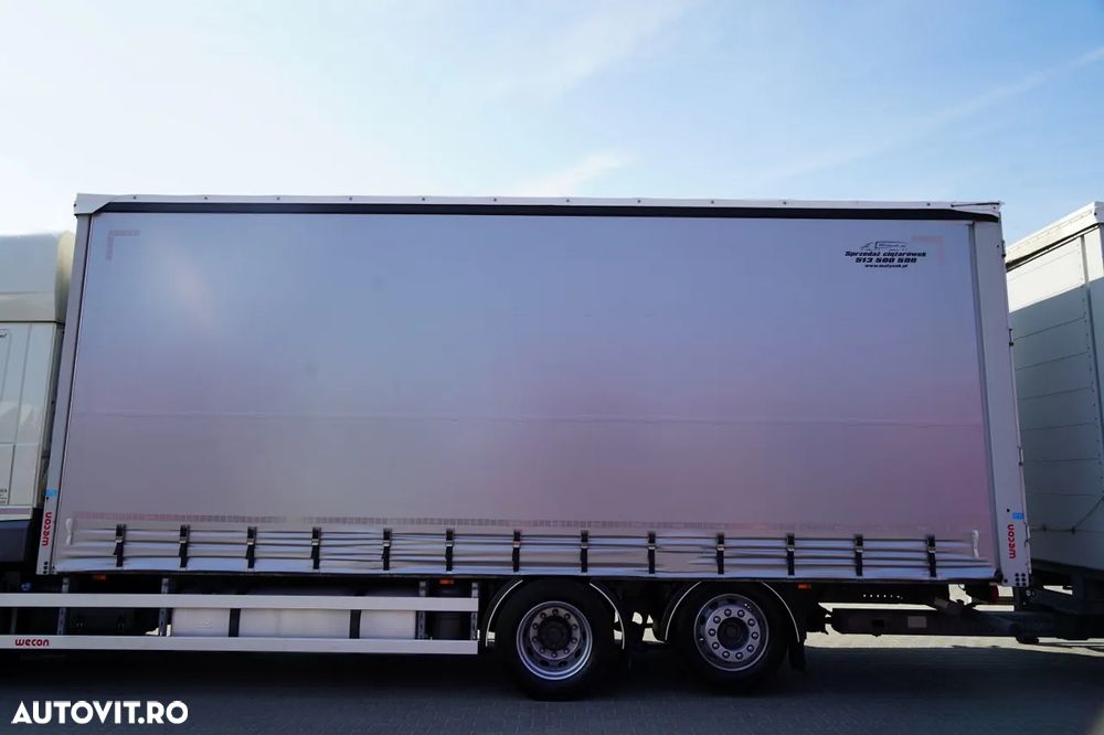 DAF XF 480 / COMBINAȚIE TANDEM / 120 M3 / PUNȚĂ RIDICATĂ / + REMORCĂ WECON / PUNȚI SAF - 10