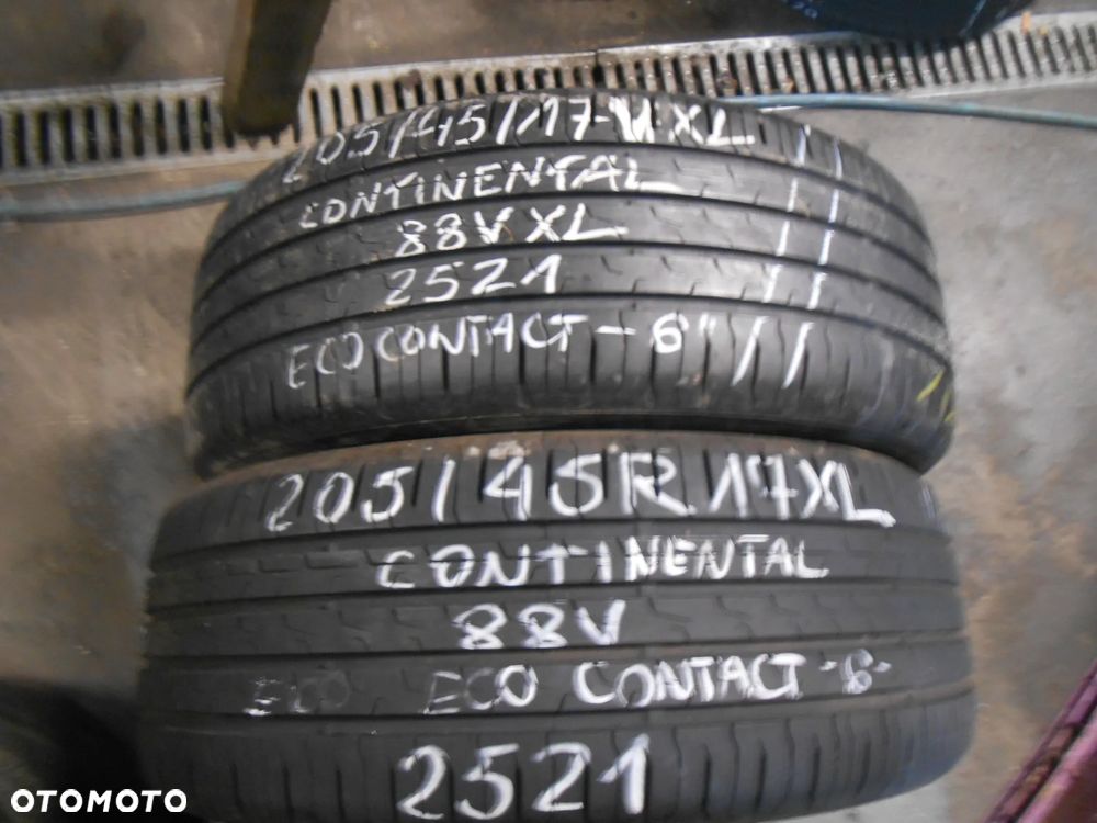 OPONY 205/45R17 CONTINENTAL ECO CONTACT 6 XL DOT 2521 7.1MM - 1